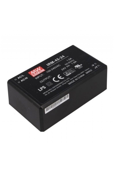 Mean Well - Mean Well IRM-45-24 45W Tek Çıkışlı Kapsüllenmiş Güç Kaynağı
