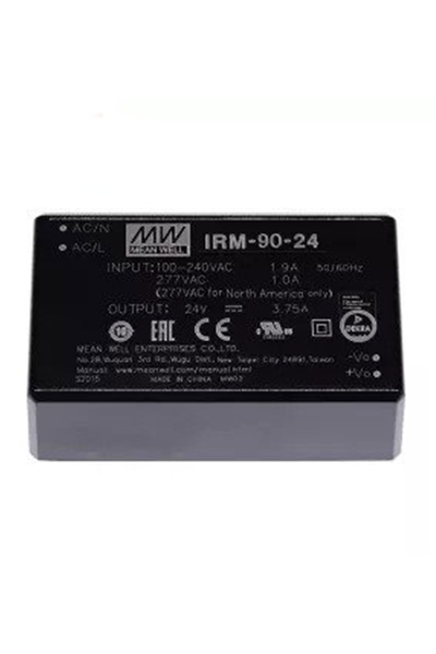Mean Well IRM-90-24 99W 24VDC 3.75A 80-305VAC Tek Çıkışlı Kapsüllü Power Supply