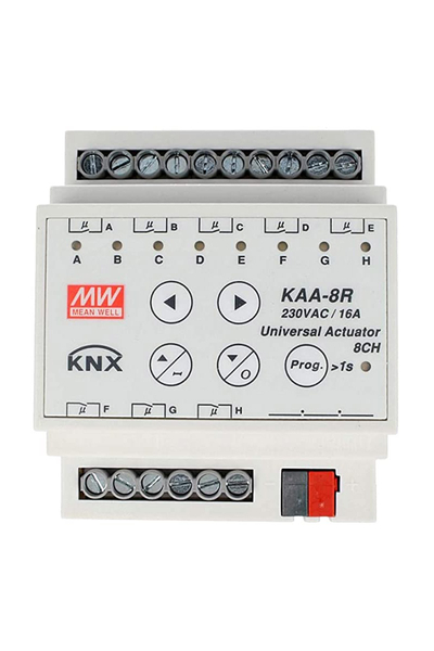 Mean Well - Mean Well KAA-8R 16A 8li Universal Anahtarlama Aktüatörü