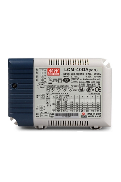 Mean Well - Mean Well LCM-40Da 42W 2V-100V/2V-40V 350-1050mA Sürücü