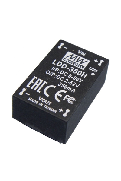 Mean Well LDD-350H 18W 2-52V/9-56V 350mA DC-DC Sürücü
