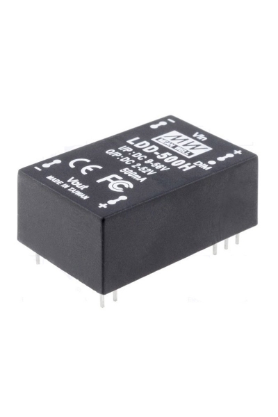 Mean Well LDD-500H 26W 2-52V/9-56V 500mA DC-DC Sürücü