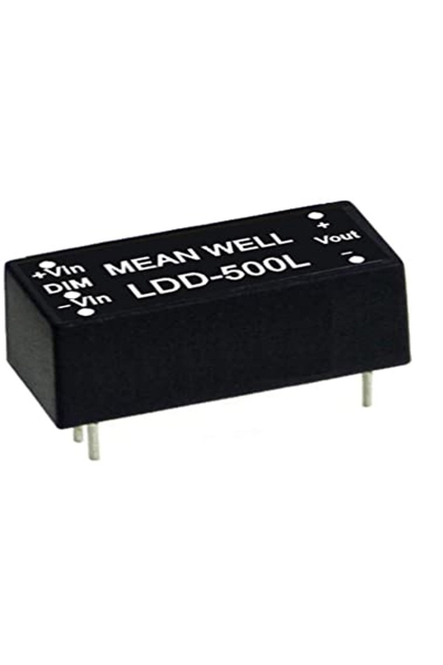 Mean Well - Mean Well LDD-500L 26W 2-32V/9-36Vdc 500mA DC-DC Sürücü