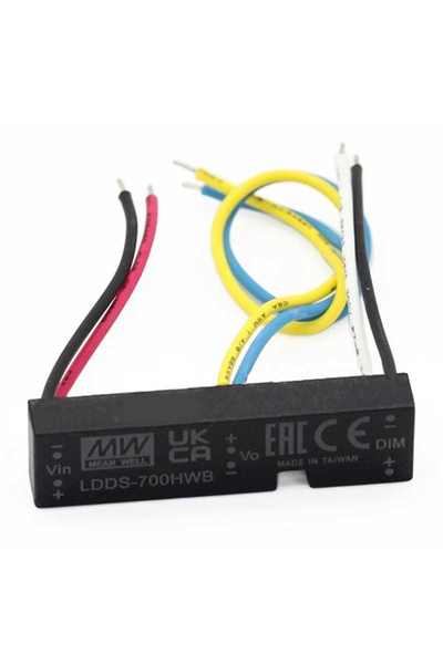 Mean Well - Mean Well LDDS-700HWB 2-45V DC 0.7A Sabit Akım DC-DC Led Sürücü Mean Well - Mean Well LDDS-700HWB 2-45V DC 0.7A Sabit Akım DC-DC Led Sürücü