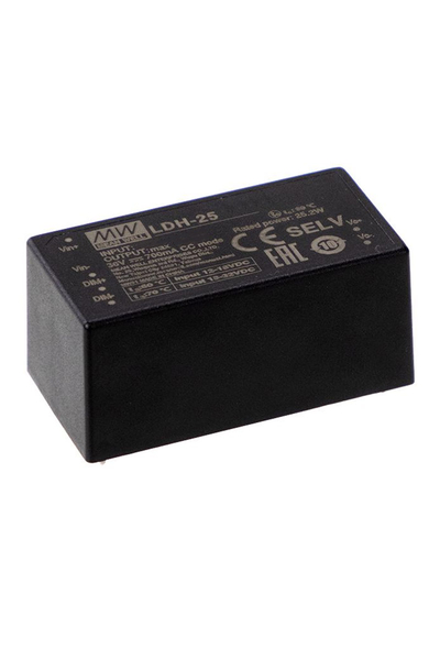Mean Well - Mean Well LDH-25-350 2.5-72V DC 0.35A Sabit Akım DC-DC Led Sürücü Mean Well - Mean Well LDH-25-350 2.5-72V DC 0.35A Sabit Akım DC-DC Led Sürücü