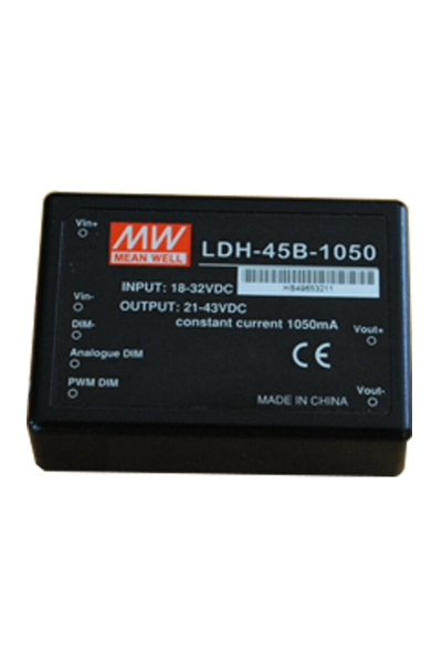 Mean Well LDH-45B-1050 45W 21-43V/18-32V 1050mA Sürücü Mean Well LDH-45B-1050 45W 21-43V/18-32V 1050mA Sürücü