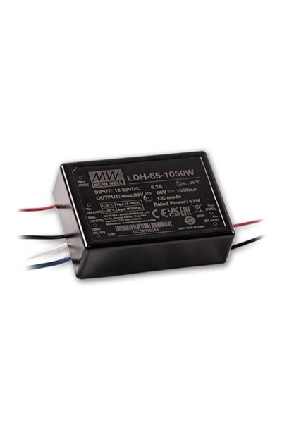 Mean Well LDH-65-1050W 60V 1.05A Sabit Akım DC-DC Led Sürücü - Thumbnail