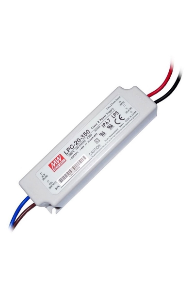 Mean Well - Mean Well LPC-20-350 16.8W 9-48Vdc 350mA Led Sürücü