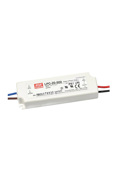 Mean Well LPC-20-500 20W 9-30Vdc 500mA Led Sürücü