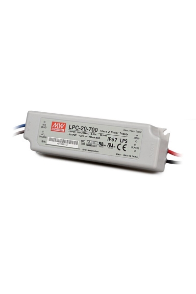 Mean Well - Mean Well LPC-20-700 9-30V 20W 700MA Led Sürücü