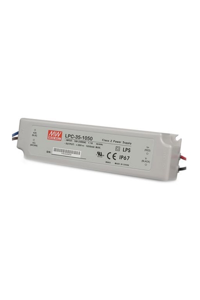 Mean Well - Mean Well LPC-35-1050 32W 9-30Vdc 1.05A Led Sürücü
