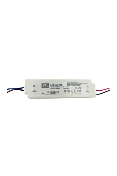 Mean Well LPC-35-700 34W 9-48V 700mA Led Sürücü Mean Well LPC-35-700 34W 9-48V 700mA Led Sürücü