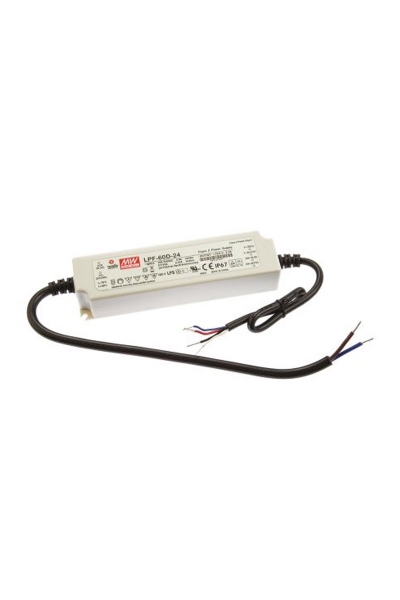Mean Well - Mean Well LPF-60D-24 60W Tek Çıkışlı LED Sürücü
