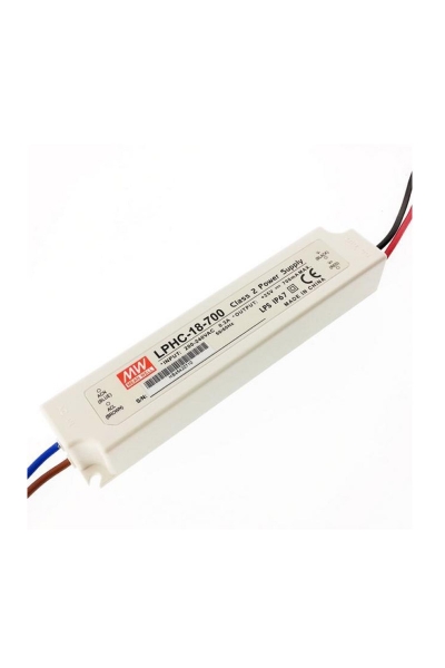 Mean Well LPHC-18-700 6-25V 18W 700MA Led Sürücü Mean Well LPHC-18-700 6-25V 18W 700MA Led Sürücü