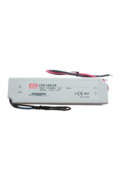 Mean Well - Mean Well LPV-100-24 100W 24V 4.2A Ekonomik Led Sürücü