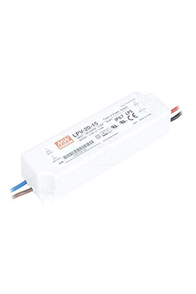 Mean Well LPV-20-15 20W 15V 1.33A Ekonomik Led Sürücü