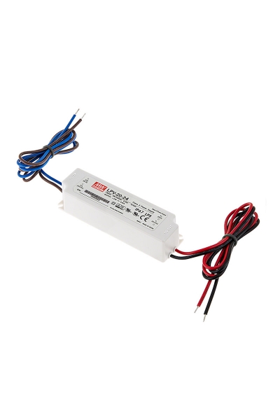 Mean Well LPV-20-24 20W 24V 0.84 A Ekonomik Led Sürücü