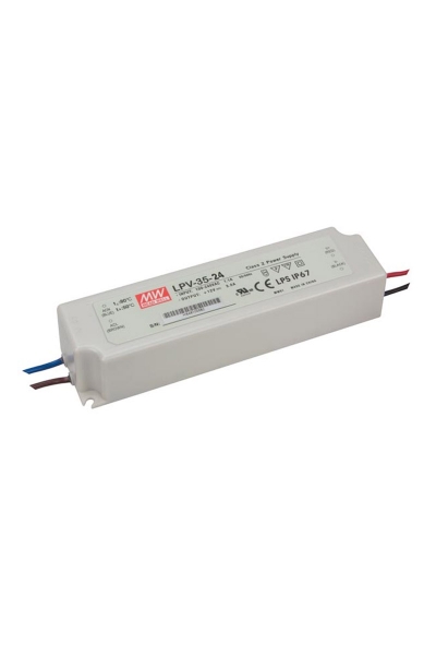 Mean Well - Mean Well LPV-35-24 36W 24V 1.5A Ekonomik Led Sürücü