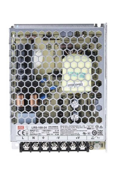 Mean Well LRS-100-24 100W Tek Çıkışlı Kapalı Güç Kaynağı - Thumbnail
