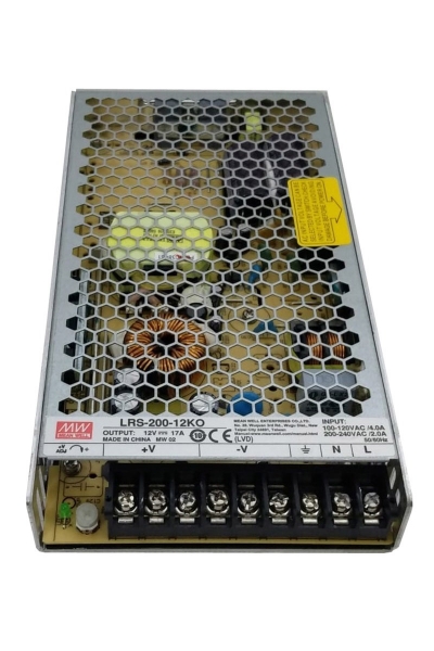 Mean Well LRS-200-12 204W 12V 17A Ekonomik Led Sürücü - Thumbnail