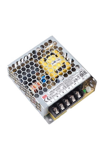 Mean Well LRS-50-3.3 33W 3.3VDC 10A Kutulu Ekonomik Slim Tek Çıkışlı Kapalı Kasa Power Supply