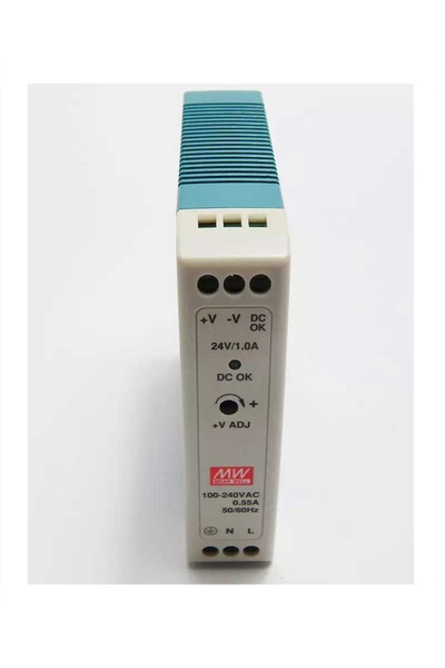 Mean Well MDR-20-24 24W 24V 1A Ray Montaj Led Sürücü - Thumbnail