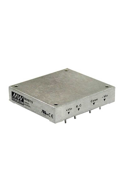 Mean Well MHB75-12S24 75W 9-18VDC 3.13A 24VDC Tek Çıkışlı Dönüştürücü