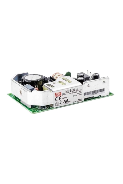 Mean Well MPS-30-5 30W Tek Çıkışlı Medikal Açık Kasa Power Supply