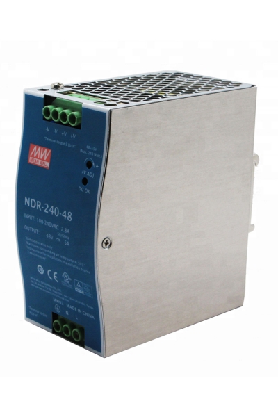 Mean Well NDR-240-48 240W 48V 5A Ray Montaj Led Sürücü - Thumbnail
