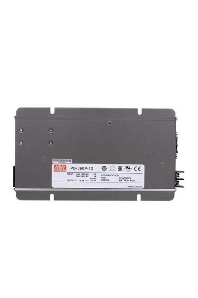 Mean Well - Mean Well PB-360P-12 360W 14.4V 24.3A Akü Şarj Cihazı Mean Well PB-360P-12 360W 14.4V 24.3A Akü Şarj Cihazı - Thumbnail