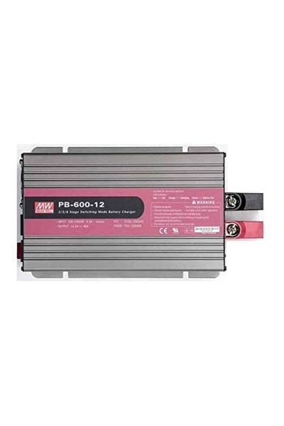 Mean Well - Mean Well PB-600-12 600W 14.4V 40A Pano Tipi Akü Sarj