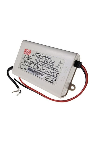 Mean Well - Mean Well PCD-16-350B 16.8W 24-48V 350mA Led Sürücü