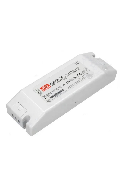 Mean Well - Mean Well PLC-060-36 60W Sabit Akım Tek Çıkışlı LED Sürücü