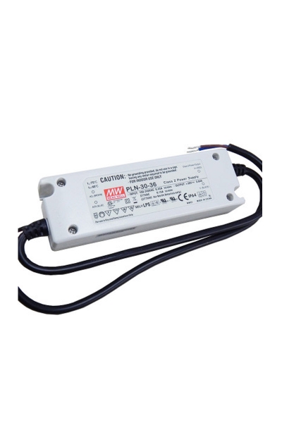 Mean Well - Mean Well PLN-30-36 30W Tek Çıkışlı LED Sürücü