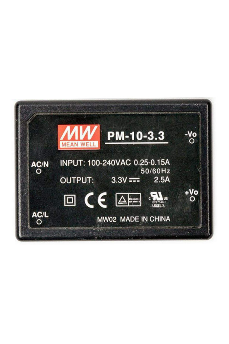 Mean Well PM-10-3.3 10W Tek Çıkışlı Medikal Power Supply