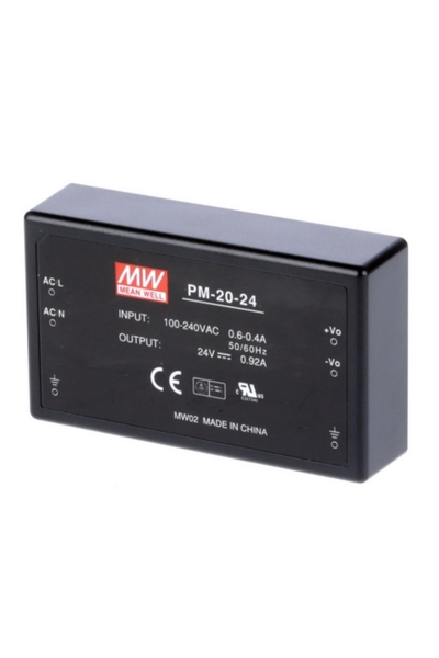 Mean Well - Mean Well PM-20-24 22W 24V 0.92A Ac-Dc Power Modül