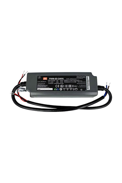 Mean Well PWM-60-24KN 24V DC 5A AC-DC Tek Çıkışlı Led Sürücü