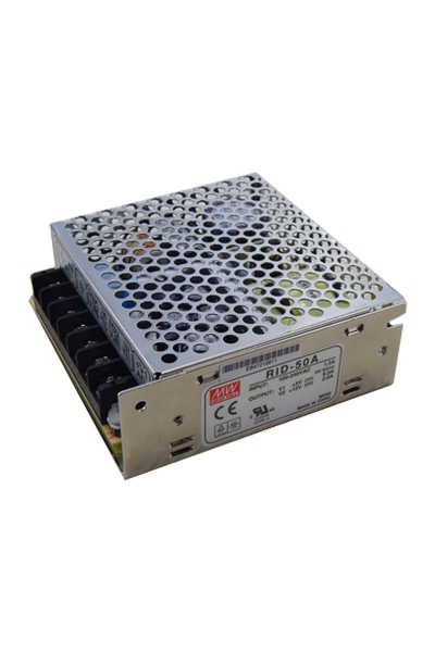 Mean Well RID-50A 50W Çift Çıkışlı Kapalı Kasa Power Supply