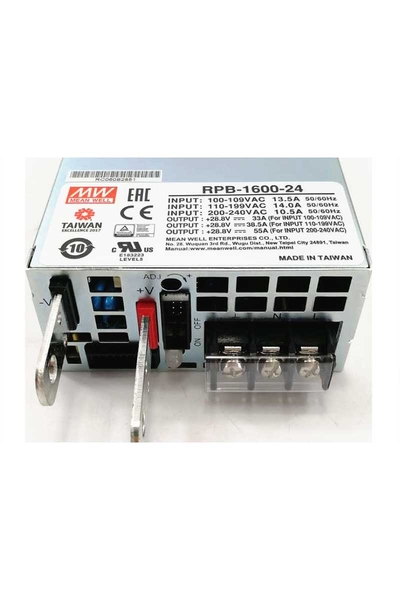 Mean Well RPB-1600-24 Akıllı Tek Çıkışlı Akü Şarj Cihazı - Thumbnail
