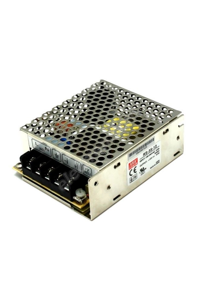 Mean Well - Mean Well RS-35-12 35W Tek Çıkışlı Kapalı Power Supply Mean Well - Mean Well RS-35-12 35W Tek Çıkışlı Kapalı Power Supply