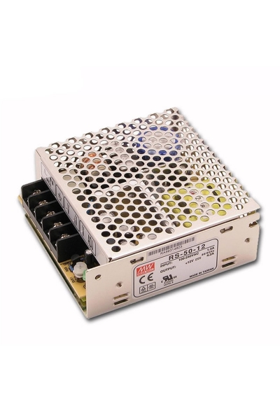 Mean Well - Mean Well RS-50-12 50W Tek Çıkışlı Kapalı Power Supply Mean Well - Mean Well RS-50-12 50W Tek Çıkışlı Kapalı Power Supply