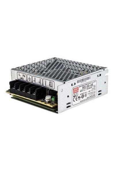 Mean Well RS-50-48 50W Tek Çıkışlı Kapalı Power Supply
