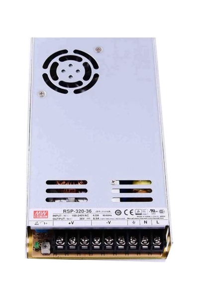 Mean Well RSP-320-36 320W Tek Çıkışlı Kapalı Power Supply
