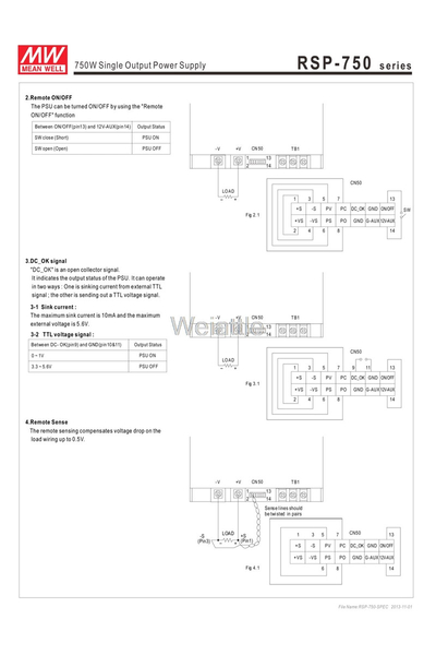Mean Well RSP-750-27 750W 27V 27,8A Led Sürücü - Thumbnail