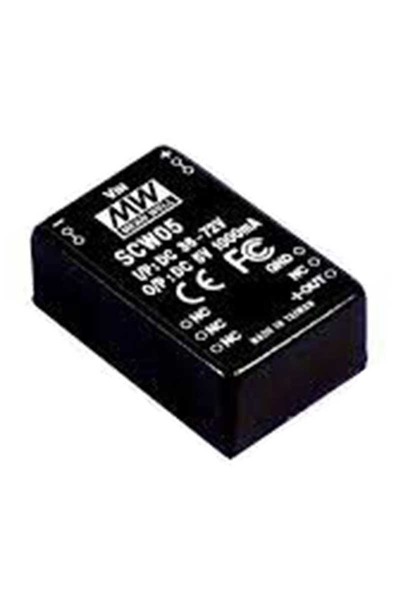Mean Well SCW05E-15 5W İzole Dönüştürücü