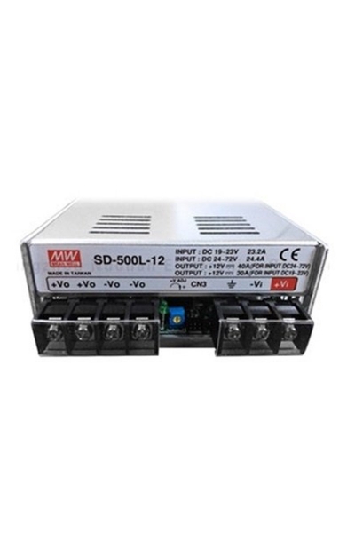 Mean Well - Mean Well SD-500L-12 12V 480W 40A DC-DC Dönüştürücü