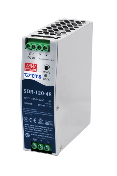 Mean Well - Mean Well SDR-120-48 120W 48W 2.5A Led Sürücü
