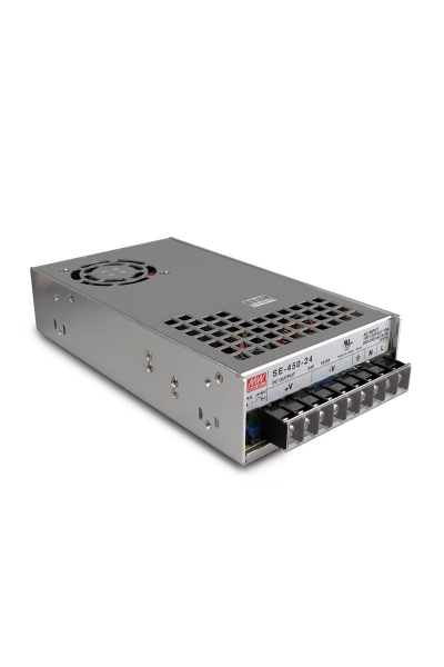 Mean Well SE-450-24 450W 24VDC 18.8A Kutulu Ekonomik Tek Çıkışlı Kapalı Kasa Power Supply - Thumbnail