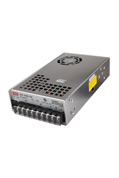 Mean Well SE-450-24 450W 24VDC 18.8A Kutulu Ekonomik Tek Çıkışlı Kapalı Kasa Power Supply - Thumbnail