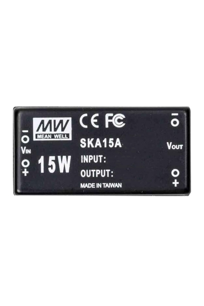Mean Well SKA15A-12 15W 12V 125-1250mA DC-DC Dönüştürücü